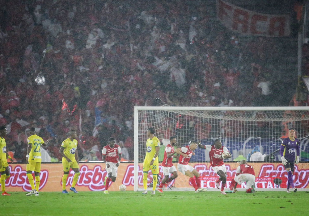 Atlético Bucaramanga campeón. Galería del titulo de vs independiente Santa Fé