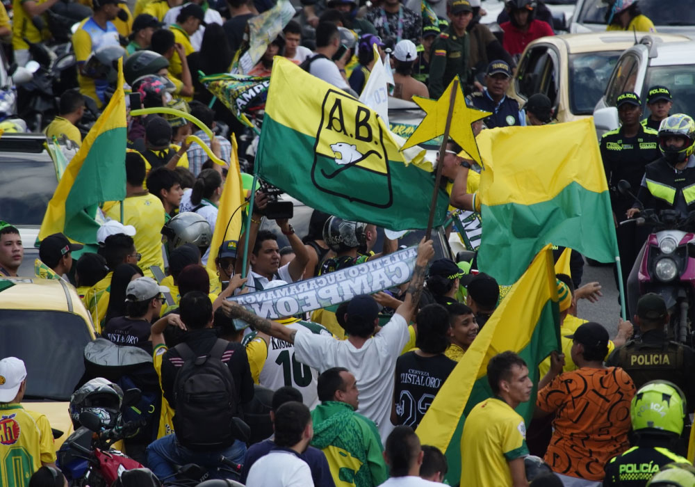 Atlético Bucaramanga campeón. Galería del titulo de vs independiente Santa Fé