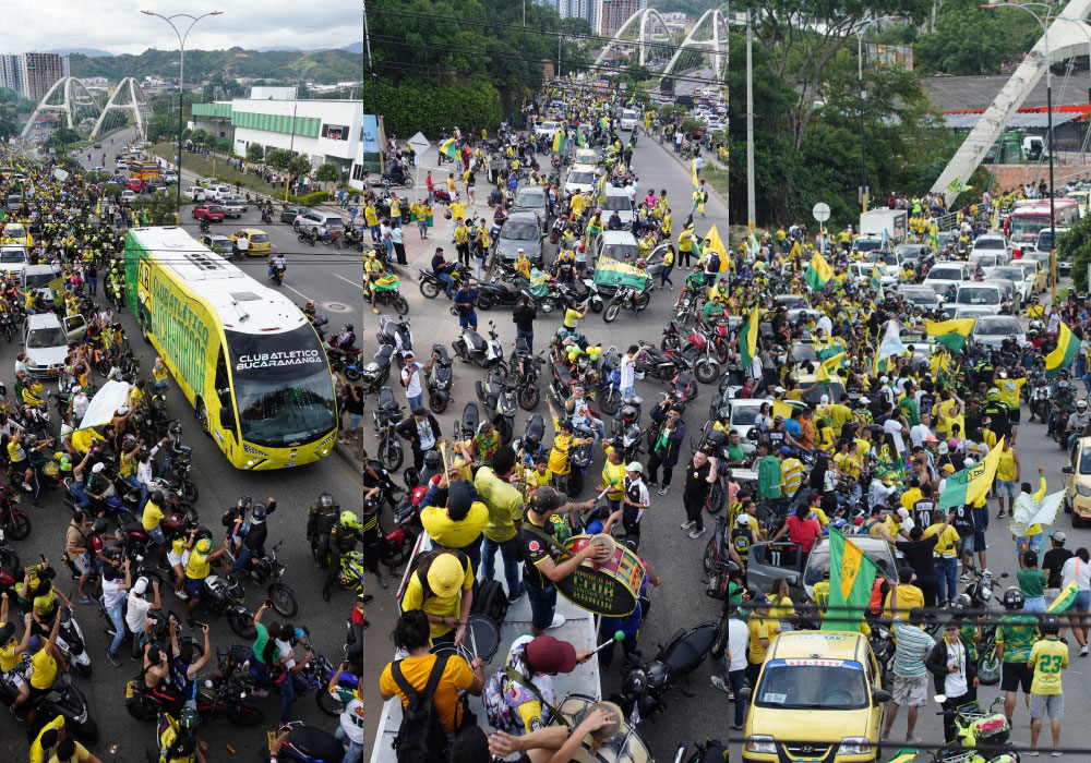 Atlético Bucaramanga campeón. Galería del titulo de vs independiente Santa Fé