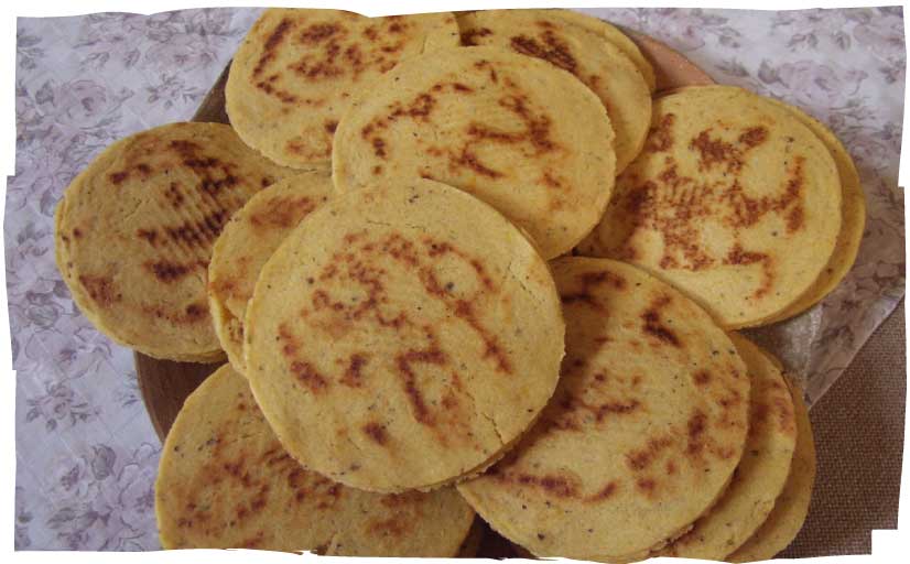 Arepa santandereana - Gastronomía, comidas típicas - Bucaramanga orgullo de ciudad