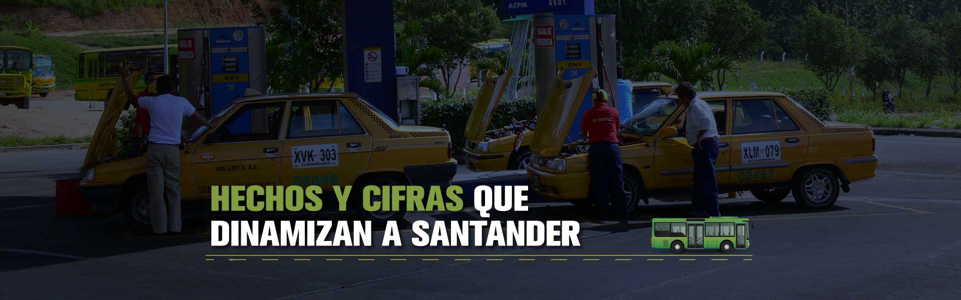Cifras y datos sobre el transporte y los combustibles en Santander