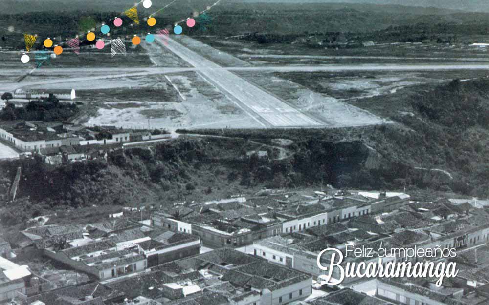 Foto panorámica antigua de Bucaramanga, regalo, feliz, cumpleaños, Bucaramanga, #FelizCumpleañosBucaramanga