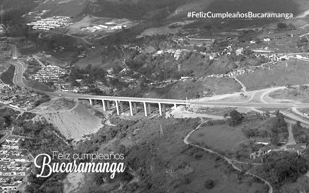 Foto antigua viaducto García Rovira, regalo, feliz, cumpleaños, Bucaramanga, #FelizCumpleañosBucaramanga