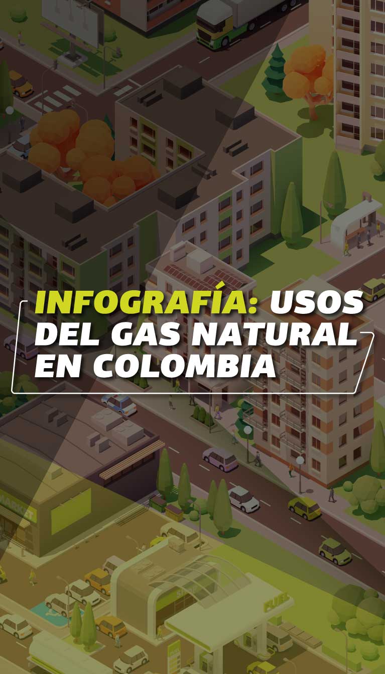 Infografía: usos del gas natural en Colombia - Especial Gas Natural - Vanguardia