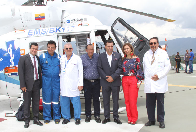 helicóptero, médico, medicalizado, ambulancia, clínica, foscal, internacional, Bucaramanga, Floridablanca, Girón, Piedecuesta, Santander, Tair, Sadi, Grancolombiana