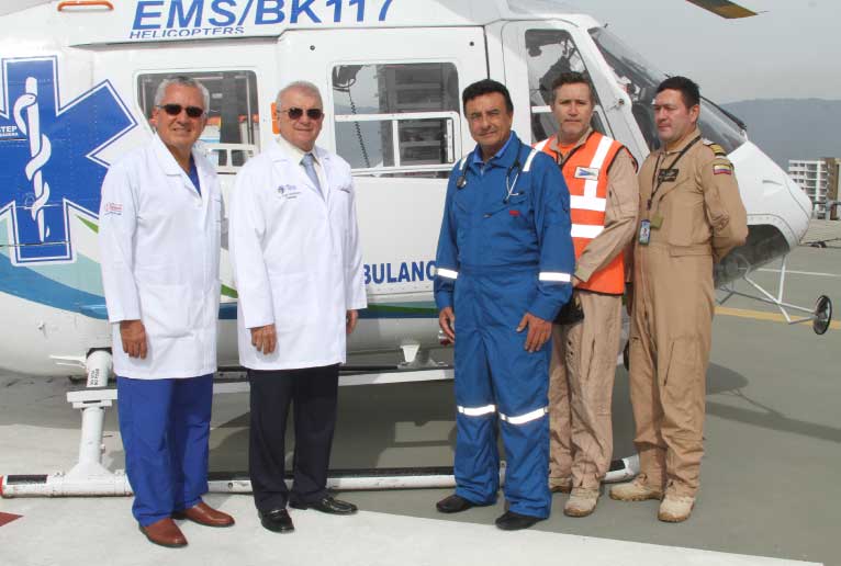 helicóptero, médico, medicalizado, ambulancia, clínica, foscal, internacional, Bucaramanga, Floridablanca, Girón, Piedecuesta, Santander, Tair, Sadi, Grancolombiana