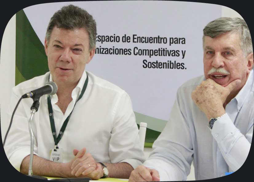 Expresidente de Colombia, Juan Manuel Santos - Grupo Promisión, Zona Franca Santander - Alejandro Galvis Ramírez - Vanguardia - Especial - Gracias