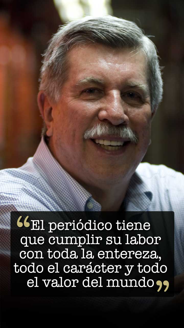“El periódico tiene que cumplir su labor con toda la entereza, todo el carácter y todo el valor del mundo. Ese es el legado de mi papá” Alejandro Galvis Ramírez - Vanguardia - Homenaje - Especial - Gracias