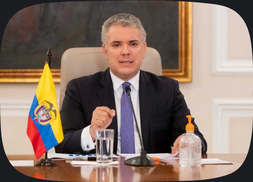 Iván Duque Márquez, presidente de la República - Falleció Alejandro Galvis Ramírez