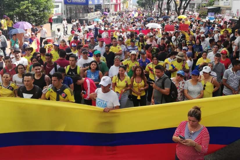 Paro nacional: Marcha en Bucaramanga Santander