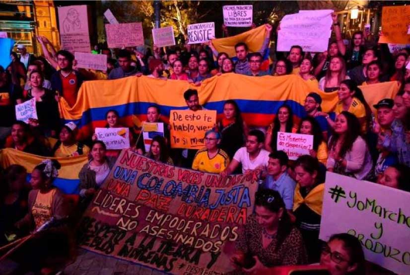 Paro nacional: Marcha en Bucaramanga Santander