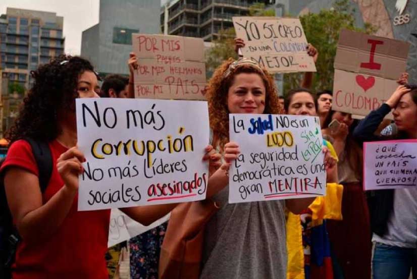 Paro nacional: Marcha en Bucaramanga Santander