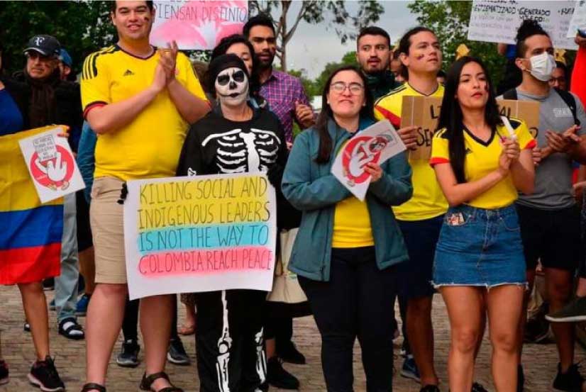 Paro nacional: Marcha en Bucaramanga Santander