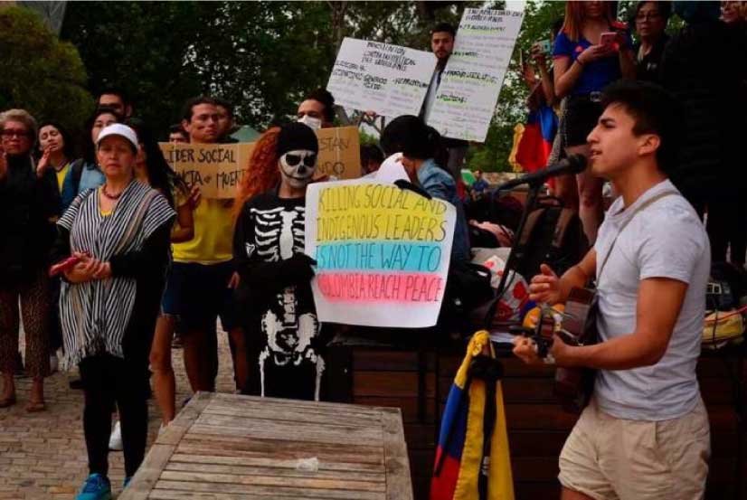 Paro nacional: Marcha en Bucaramanga Santander
