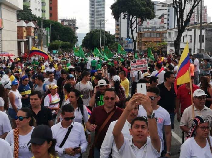 Paro nacional: Marcha del 21 de noviembre en Bucaramanga
