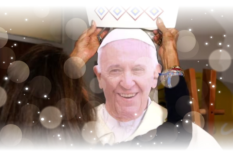 Imágenes de los preparativos para la llegada del Papa Francisco a Colombia
