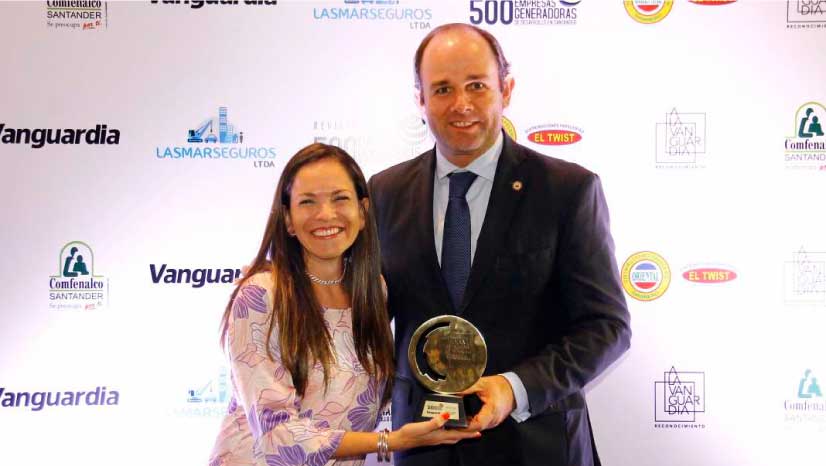 Universidad Autónoma de Bucaramanga, Unab. Institución ganadora #ALaVanguardia Reconocimientos a la Vanguardia, 500 empresas