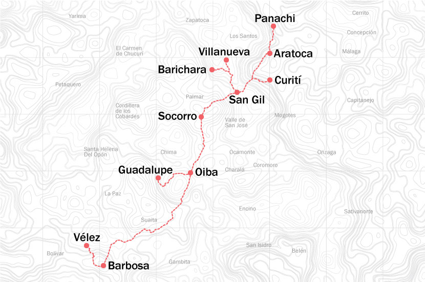 Turismo en santander: Ruta Barbosa - Panachi - tourism in Colombia