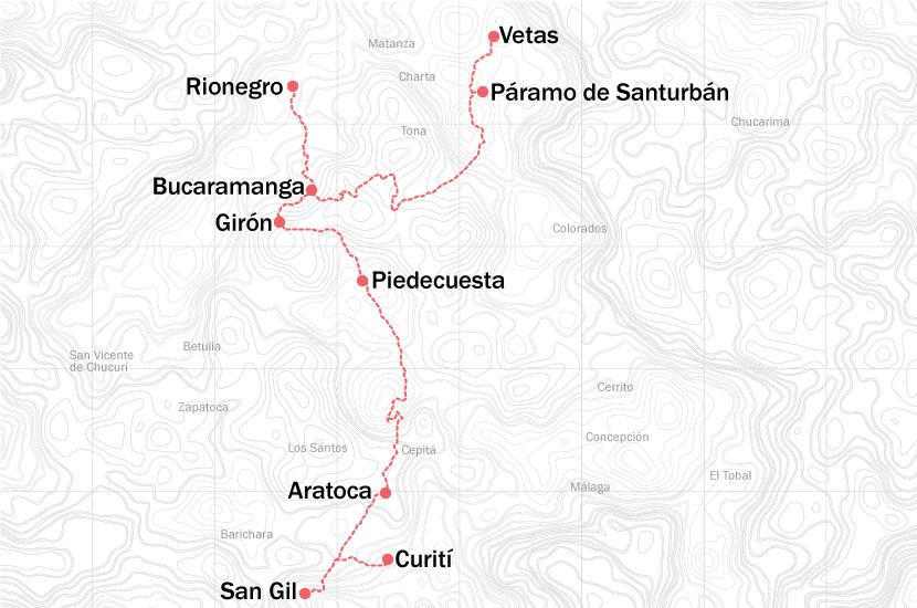 Turismo en santander: Ruta San Gil - Bucaramanga - tourism in Colombia