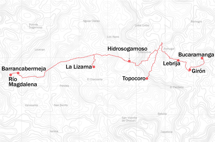 Turismo en santander: Ruta Bucaramanga - Barrancabermeja - tourism in Colombia