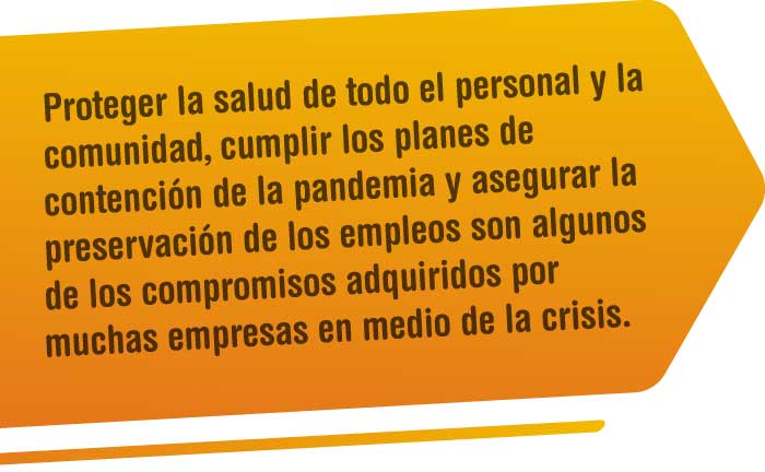 Proteger la salud de todo el personal y la comunidad, cumplir los planes de contención de la pandemia y asegurar la preservación de los empleos son algunos de los compromisos adquiridos por muchas empresas en medio de la crisis. Especial Santander no se detiene - Vanguardia