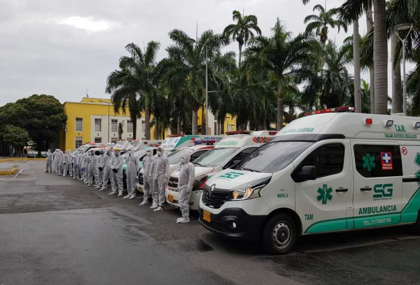 Unión Temporal Atención de Emergencias COVID-19 - Consorcio de Ambulancias. Especial Santander no se detiene - Vanguardia