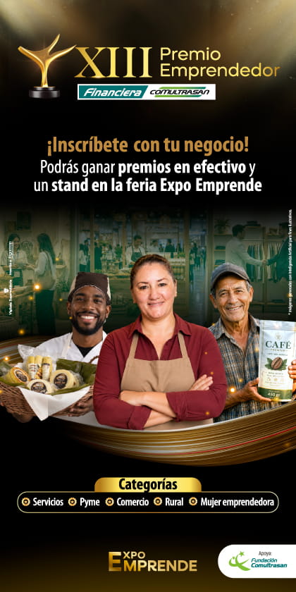 Expo Emprende 2026 - Financiera Comultrasan. Participa, vende y gana.